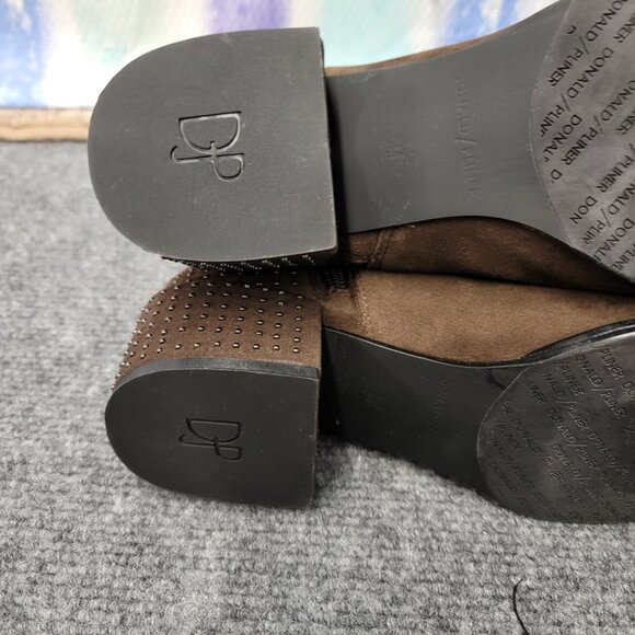 Donald Pliner Brown Studded Ankle Booties - Picture 7 of 7